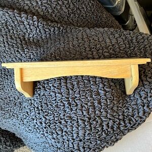 Raw wood shelf